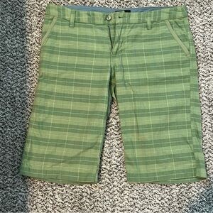 Horny Toad Green Plaid Women's Shorts